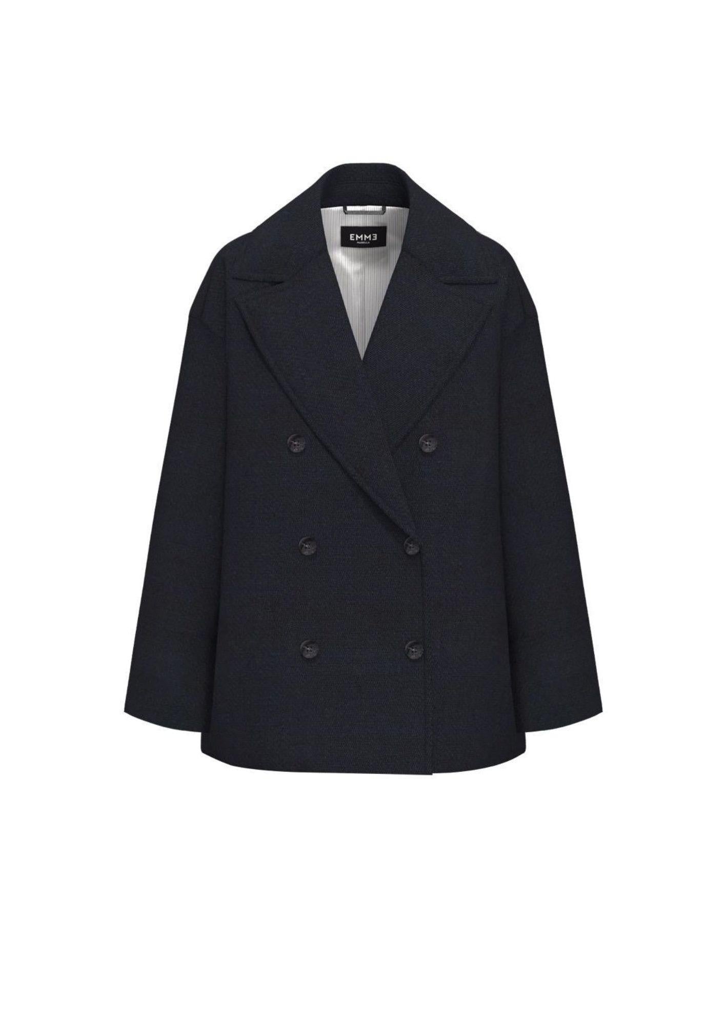 Emme Marella Cappotto Donna Re Blu Notte 2525086042200 004 EMME MARELLA
