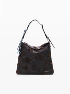 Desigual Zaino convertibile grande con flockati Donna Marrone 25WAKP16 6009 DESIGUAL