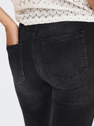 Only ONLBLUSH Vita media Skinny Fit Jeans Donna Black Denim 15157997 Black Denim ONLY