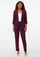 Vero Moda Pantalone Donna Gloria Bordeaux 10330946 Winetasting VERO MODA