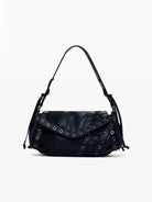 Desigual Borsa effetto pelle patch media Donna Nero 25WAXP36 2000 DESIGUAL
