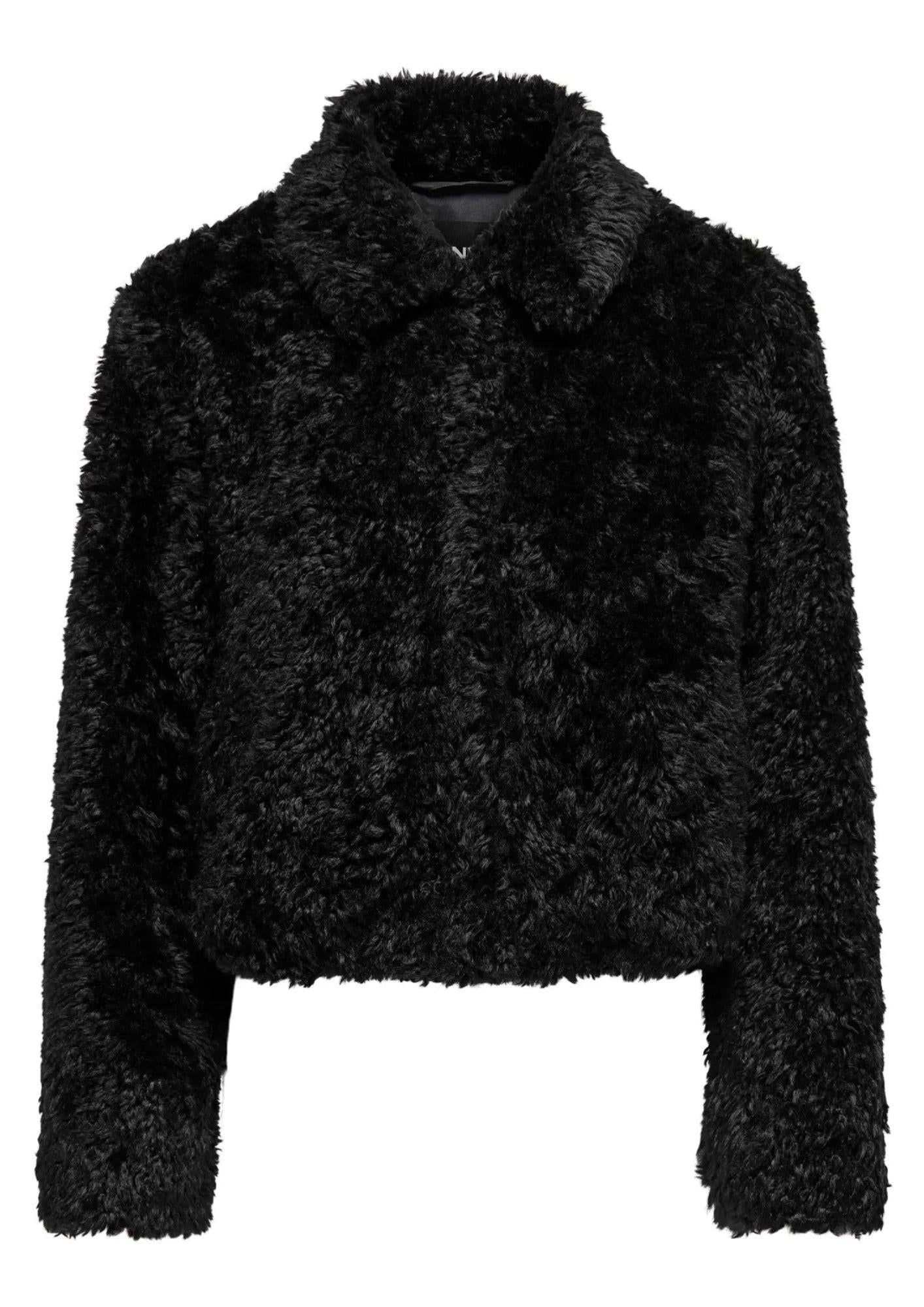 Only Giacca Teddy Donna Ginny Nero 15352795 Black ONLY