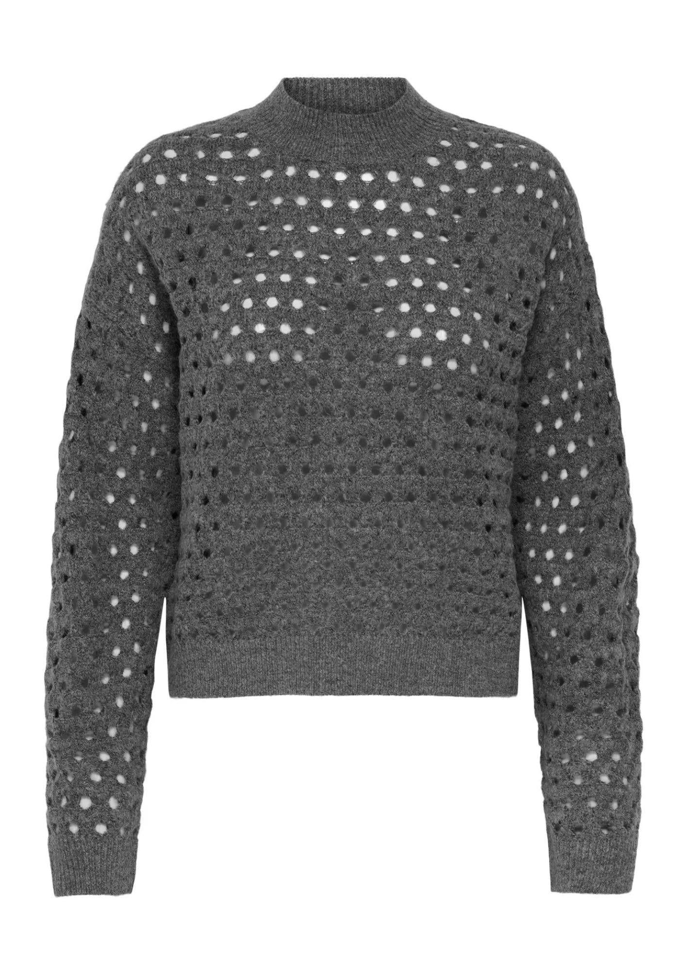 Jacqueline De Yong Pullover Donna Corinne Grigio 15344439 Dark Grey Melange JACQUELINE DE YONG