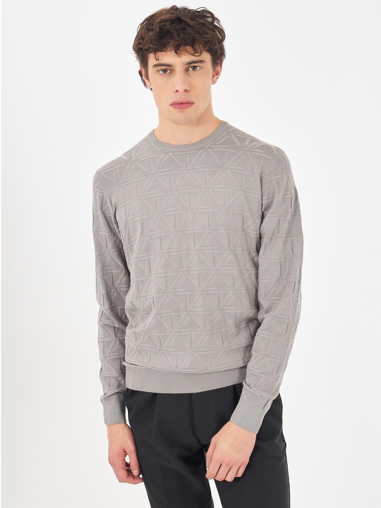 Yes Zee Maglia Girocollo Uomo Grigio M823 MD00 0809 YES ZEE