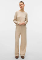 Vero Moda Pantalone Donna Hali Beige 10331767 Pumice Stone VERO MODA