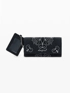 Desigual Portafoglio borchie portacarte grande Donna Nero 25WAYP46 2000 DESIGUAL
