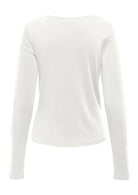 Jacqueline De Yong Maglia Donna Ester Bianca 15359915 Cloud Dancer JACQUELINE DE YONG