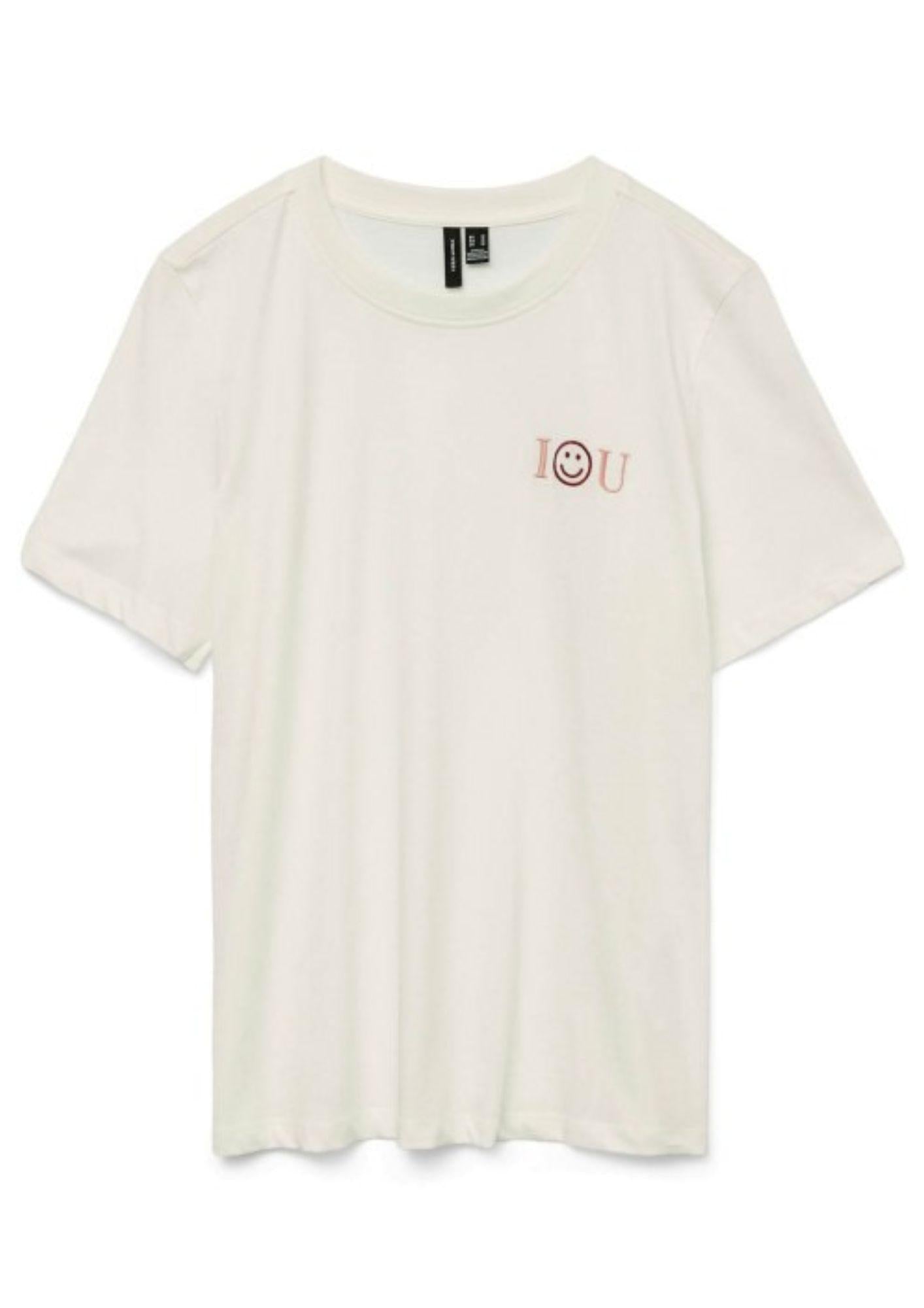 Vero Moda T-Shirt Donna Frigga Bianca 10329477 Snow White VERO MODA