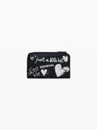 Desigual Portamonete effetto pelle graffiti medio Donna Nero 25WAYP44 2000 DESIGUAL