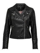 Only Giacca in Finta Pelle Donna Gemma Nero 15153079 Black ONLY
