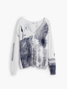 Desigual Maglione sottile collage Donna Bianco 25WWJF15 1000 DESIGUAL