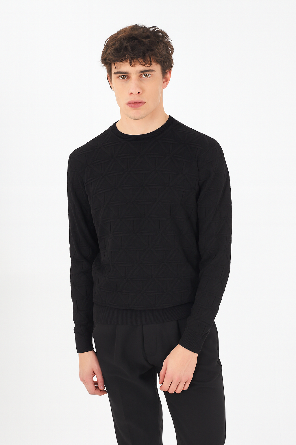 Yes Zee Maglia Uomo Nera M823 MD00 0801 YES ZEE