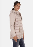 Yes Zee Giacca Lunga Donna Beige O045 M800 0222 YES ZEE