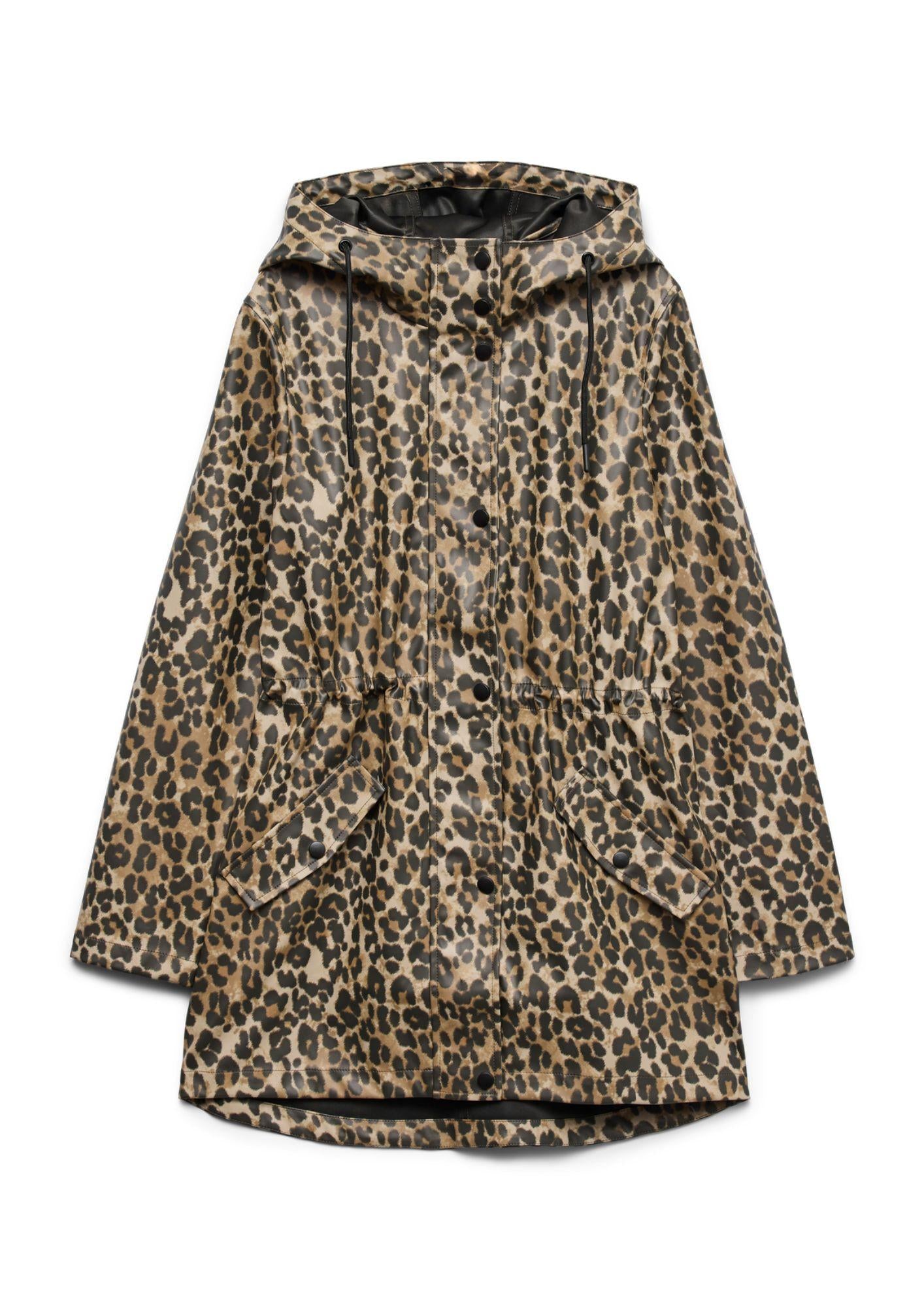 Vero Moda Giacca Invernale Donna Malou Marrone Animalier 10330969 Irish Cream VERO MODA