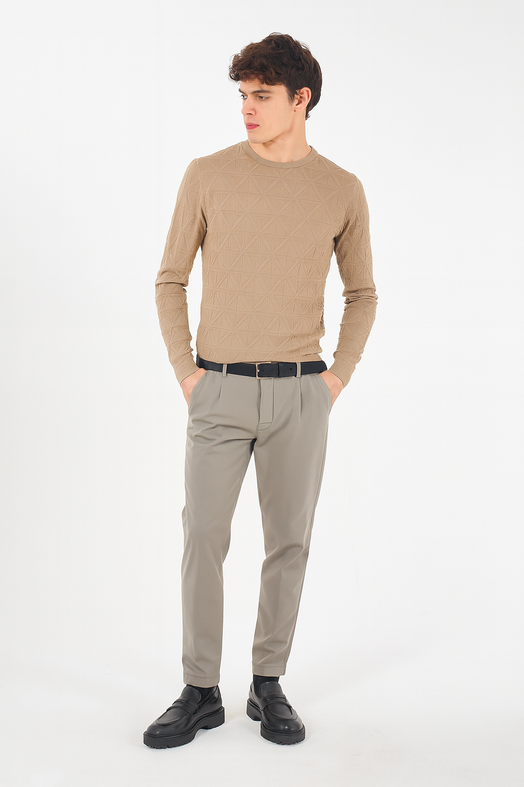 Yes Zee Maglia Uomo Fango M824 ME00 0298 YES ZEE