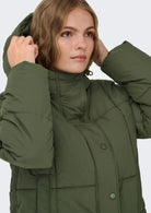 Jacqueline De Yong Giacca Invernale Donna Wonder Verde 15353998 Ivy Green JACQUELINE DE YONG