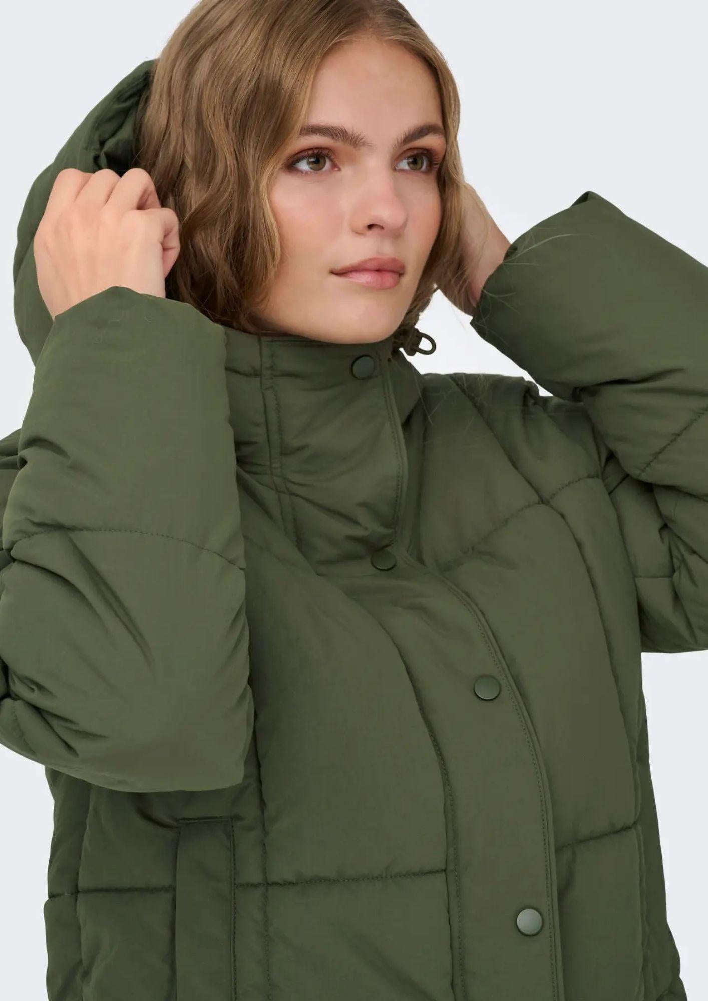 Jacqueline De Yong Giacca Invernale Donna Wonder Verde 15353998 Ivy Green JACQUELINE DE YONG