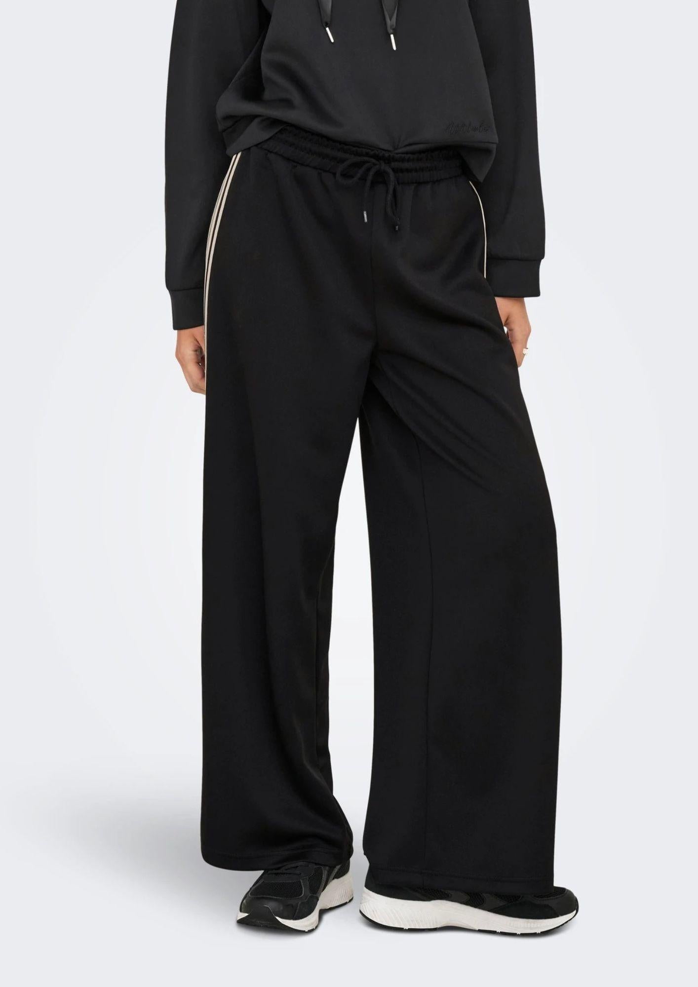 Only Pantalone Donna Asta Nero 15356171 Black Black ONLY