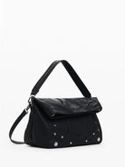 Desigual Borsa effetto pelle ricamata media Donna Nero 25WAXPAA 2000 DESIGUAL