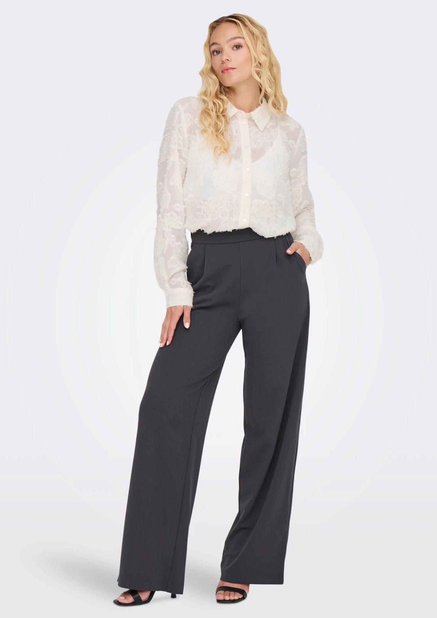 Jacqueline De Yong Camicia Donna Maya Bianca 15332572 Cloud Dancer JACQUELINE DE YONG