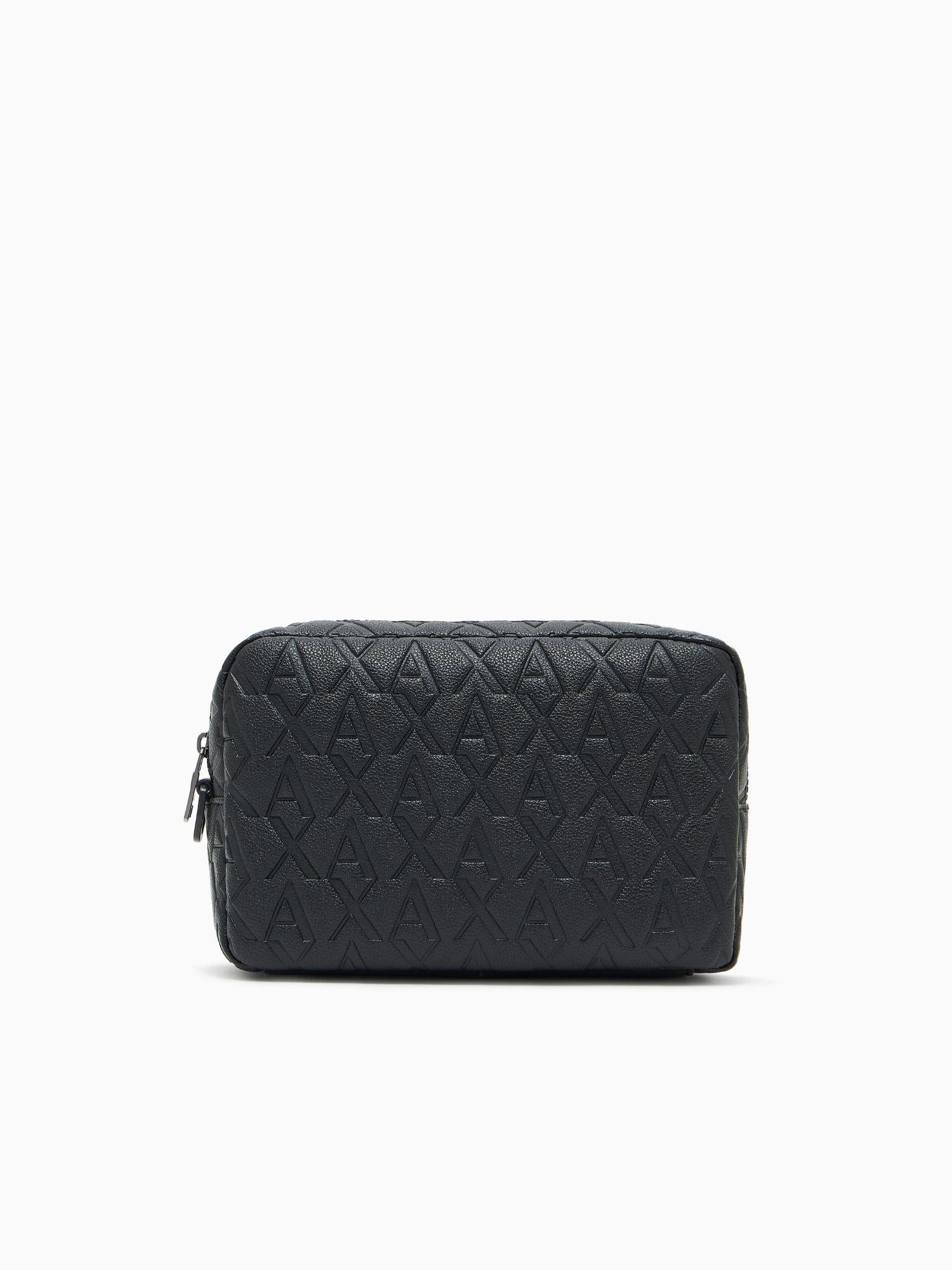 Armani Exchange Pochette con logo in rilievo Uomo Nero XM001272 AF12133 UC001 ARMANI EXCHANGE