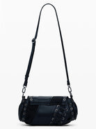 Desigual Borsa effetto pelle patch media Donna Nero 25WAXP36 2000 DESIGUAL