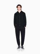 Armani Exchange Pantaloni Uomo jogger in cotone felpato Nero XM001886 AF10818 MC004 ARMANI EXCHANGE