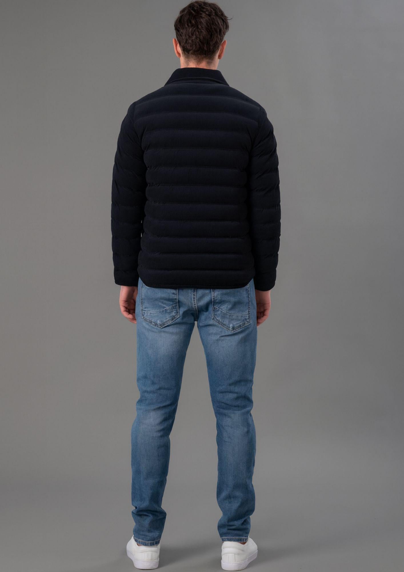 Rihunik Giacca Invernale Uomo Gordon Forest Blu Black RIMA261J F0149 998 RIHUNIK