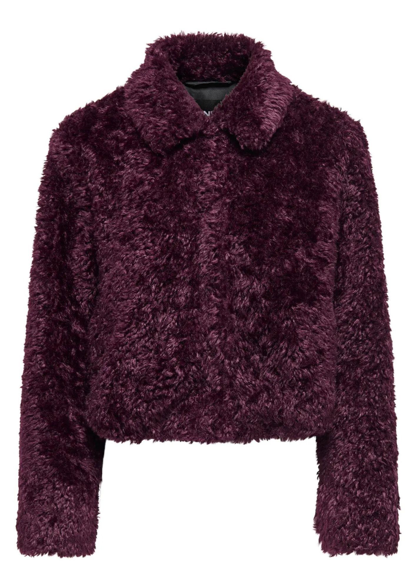 Only Giacca Teddy Donna Ginny Bordeaux 15352795 Mauve Wine ONLY