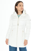 Yes Zee Cappotto Invernale Donna Avorio O003 M800 0157 YES ZEE