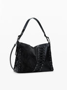 Desigual Borsa a tracolla effetto pelle media Donna Nero 25WAXP79 2000 DESIGUAL