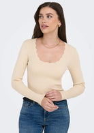 Jacqueline De Yong Pullover Donna Nanna Beige 15355459 Birch JACQUELINE DE YONG