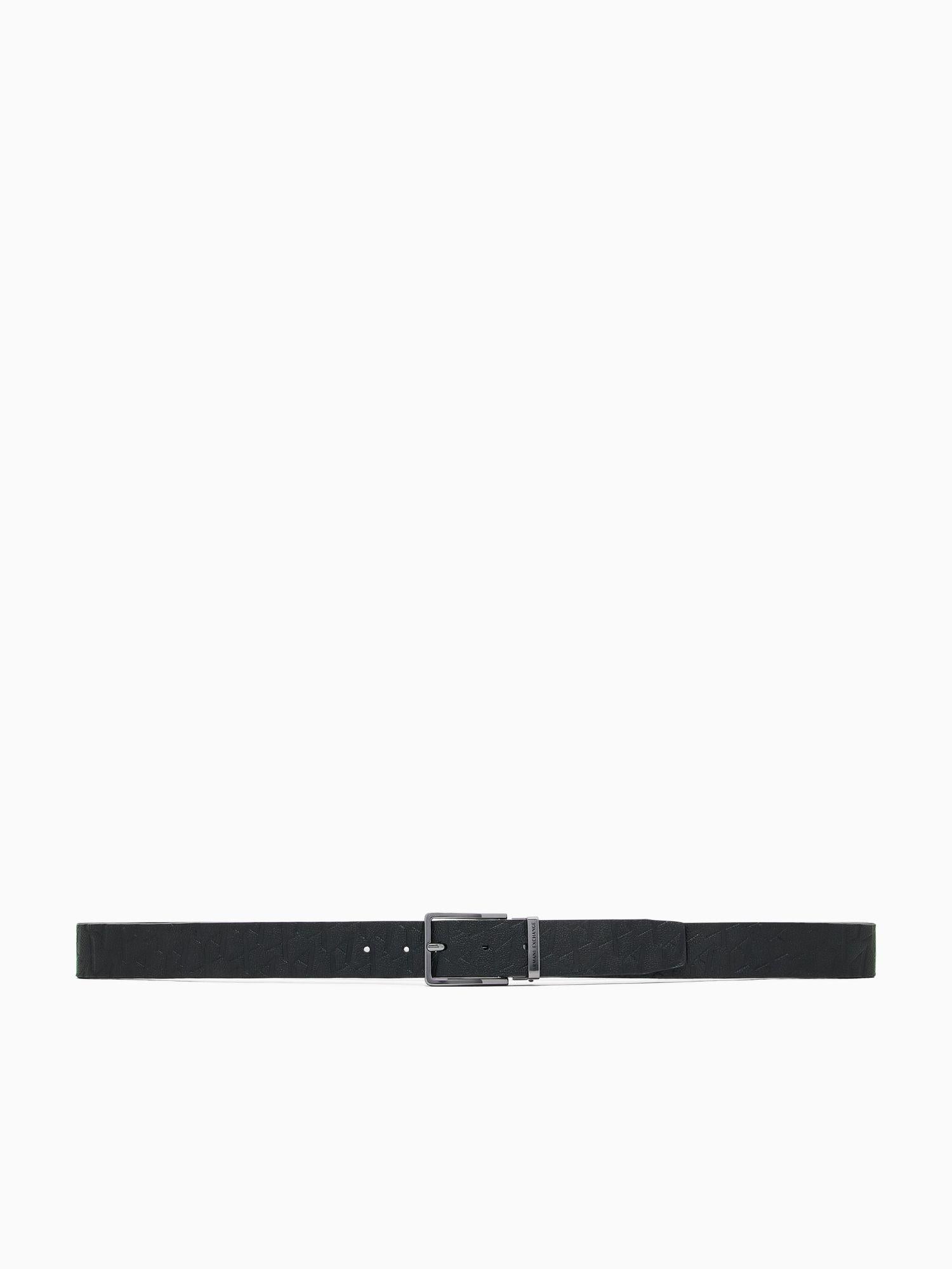 Armani Exchange Cintura con logo allover Uomo Nero XM000677 AF12133 UC001 ARMANI EXCHANGE