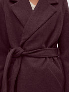 Vero Moda Cappotto Donna Fortuneaya Bordeaux 10278330 Winetasting MELANGE VERO MODA