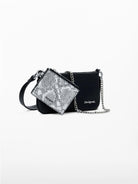 Desigual Portafoglio 2in1 serpente grande Donna Nero 25WAYP22 2000 DESIGUAL