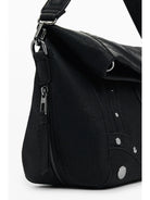 Desigual Borsa effetto pelle ricamata media Donna Nero 25WAXPAA 2000 DESIGUAL
