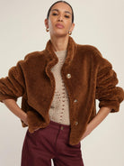 Emme Marella Bomber reversibile Vicenza Cognac 2525456031200 002 EMME MARELLA