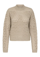 Jacqueline De Yong Pullover Donna Corinne Beige 15344439 Cobblestone MELANGE JACQUELINE DE YONG