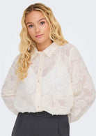 Jacqueline De Yong Camicia Donna Maya Bianca 15332572 Cloud Dancer JACQUELINE DE YONG