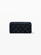 Desigual Portafoglio traforato con borchie grande Donna Nero 25WAYP33 2000 DESIGUAL