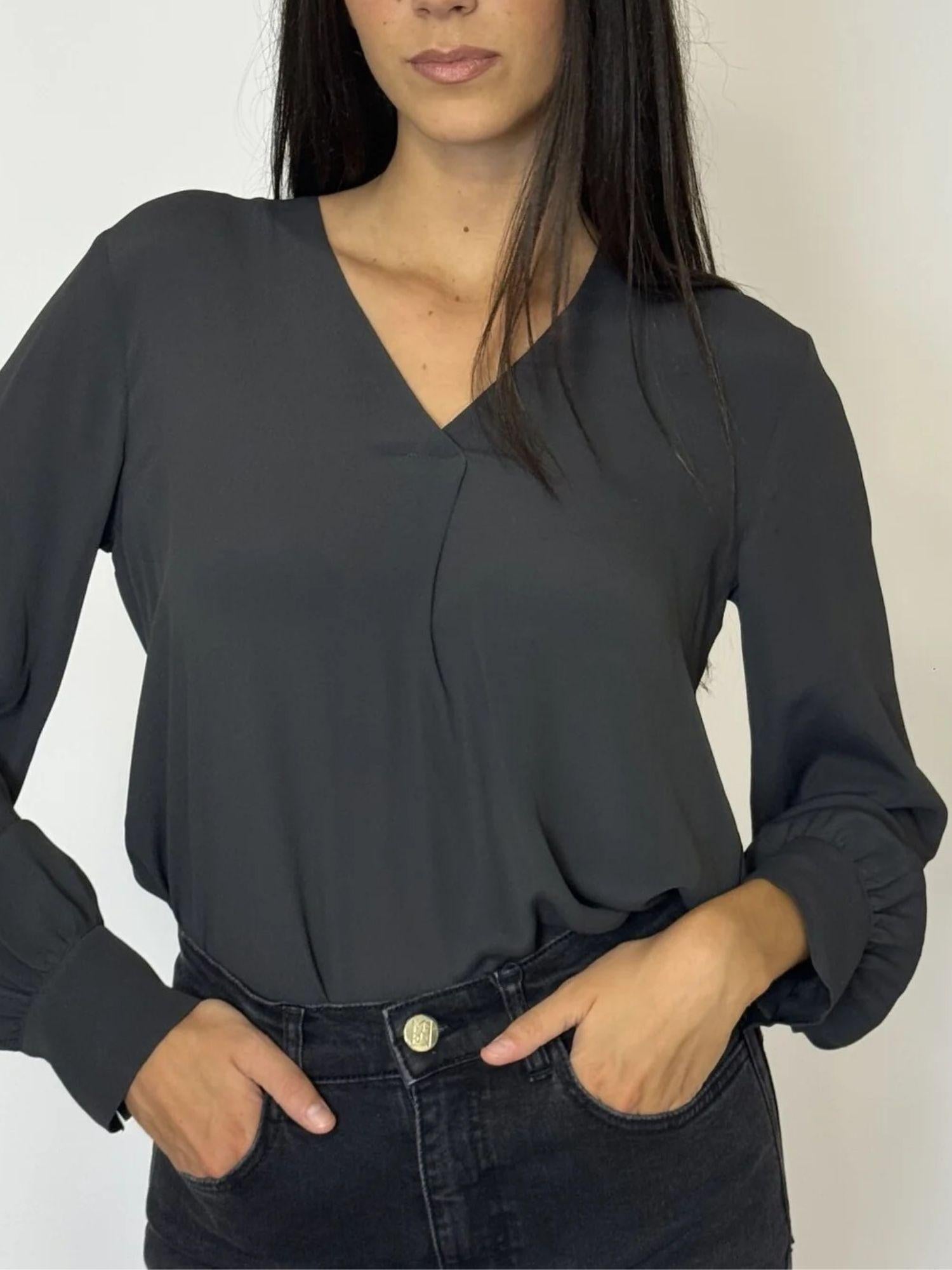 Emme Marella Blusa Donna Caladio Grigio Antracite 2525116052200 009 EMME MARELLA