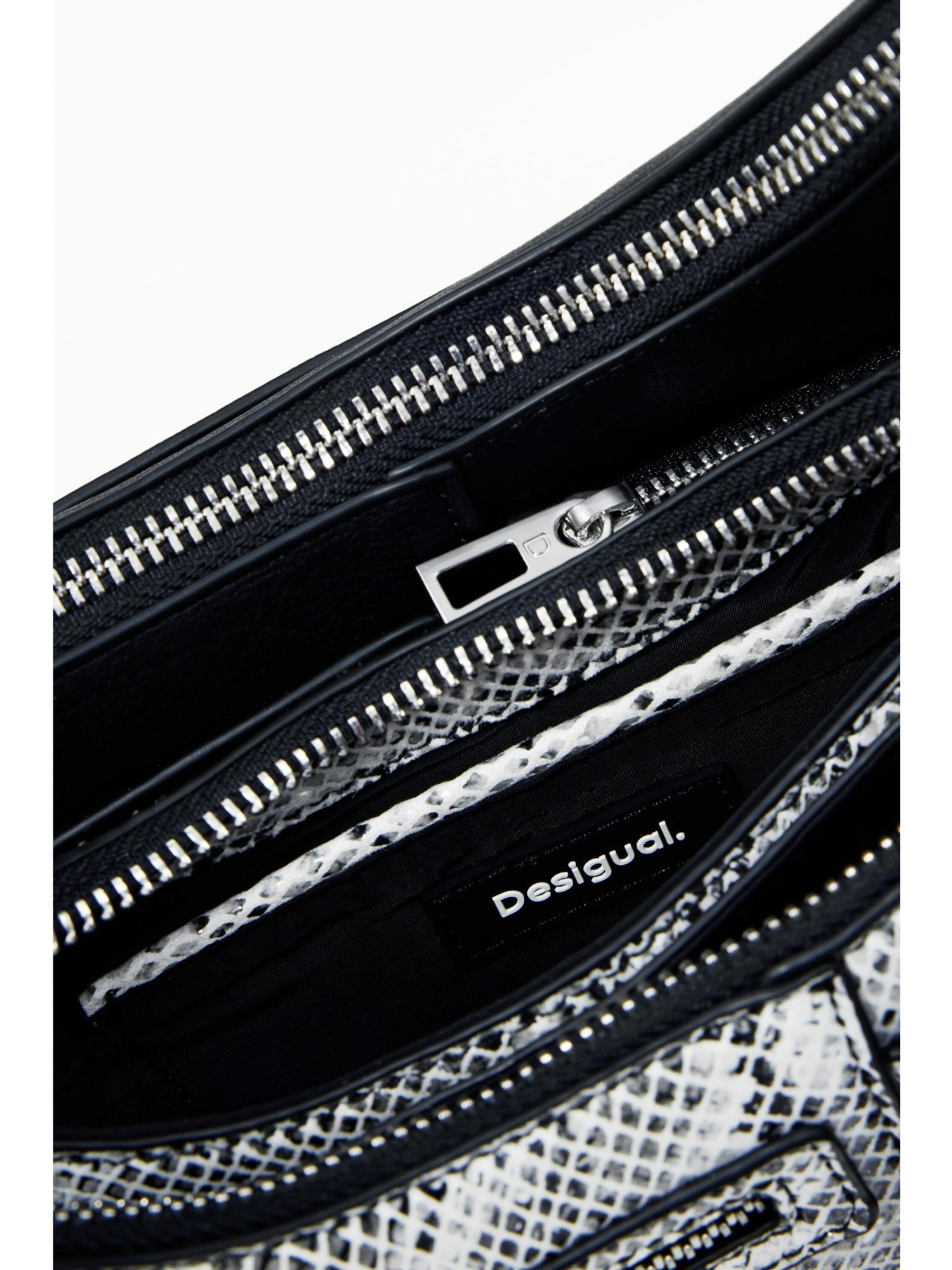 Desigual Piccola borsa bicolore rimovibile Donna Nero 25WAXPB7 2000 DESIGUAL