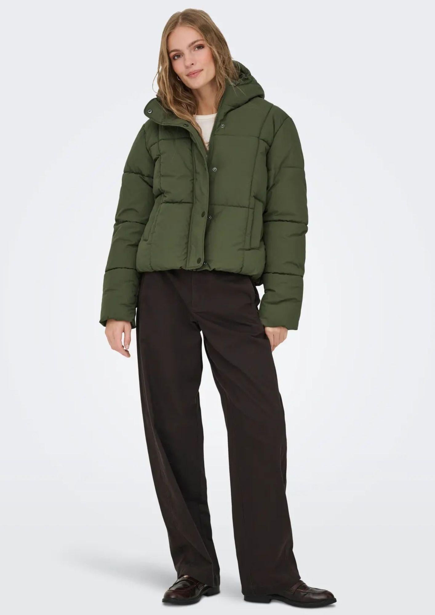 Jacqueline De Yong Giacca Invernale Donna Wonder Verde 15353998 Ivy Green JACQUELINE DE YONG