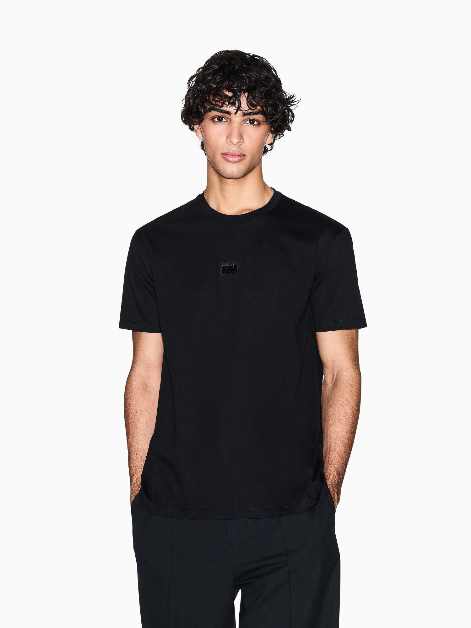 Armani Exchange T-Shirt Uomo Regular Fit Nero XM001479 AF10364 UC001 ARMANI EXCHANGE
