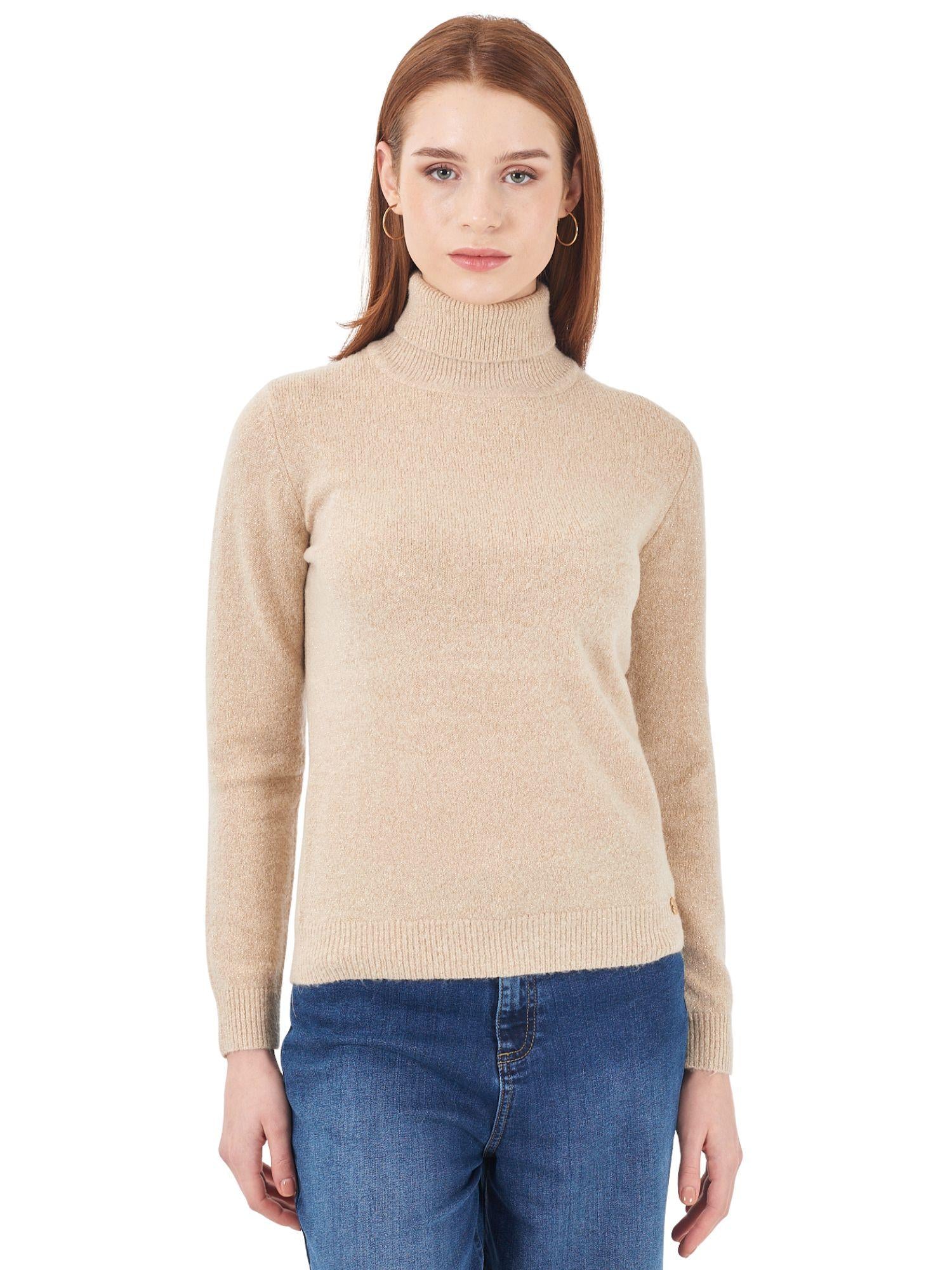 Yes Zee Maglia Donna Beige M048 BT00 0222 YES ZEE