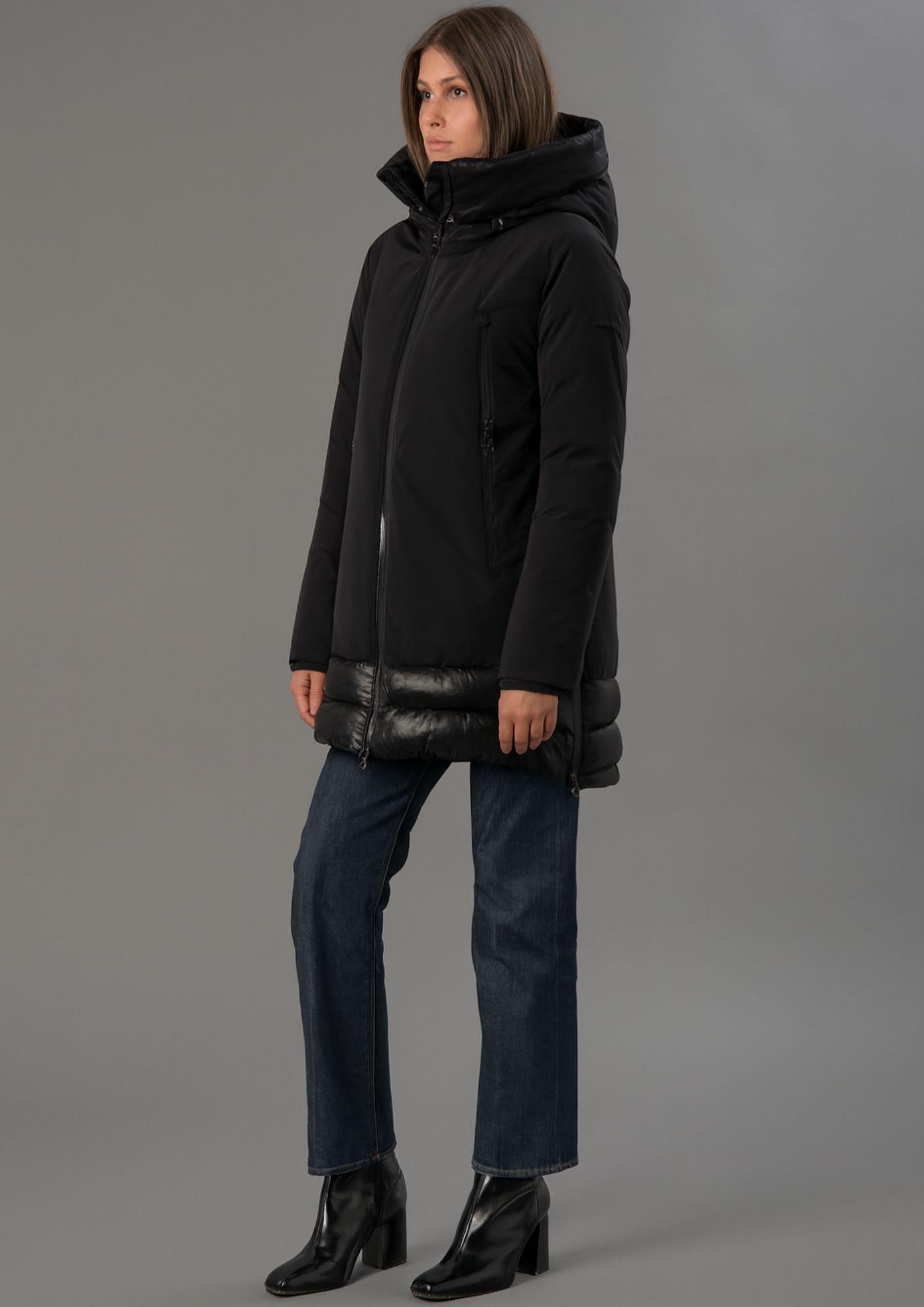 Rihunik Giacca Invernale Donna Lisbona25 Nera RIW277J F0117 999 RIHUNIK