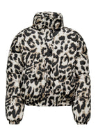 Jacqueline De Yong Giacca Invernale Donna Moon Beige Animalier 15353988 Moonbeam TIGERS EYE-BLACK LEO JACQUELINE DE YONG
