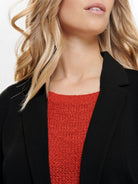 Jacqueline De Yong JDYGEGGO Blazer Donna Nero 15180572 Black JACQUELINE DE YONG