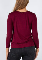 Emme Marella Maglia Donna Polpo Bordeaux 2525976051200 012 EMME MARELLA