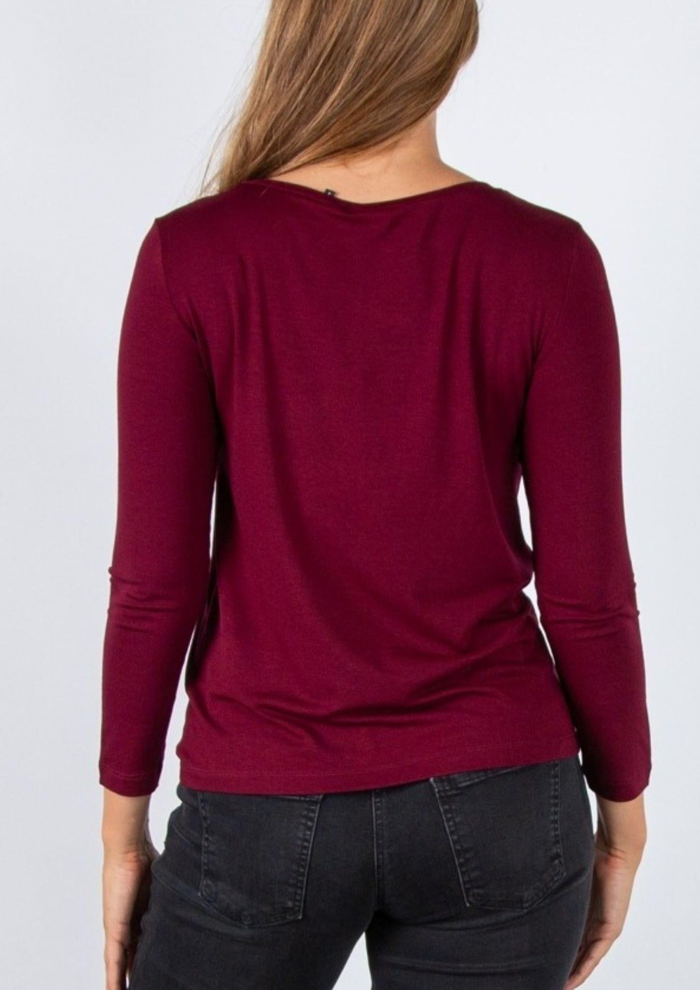 Emme Marella Maglia Donna Polpo Bordeaux 2525976051200 012 EMME MARELLA